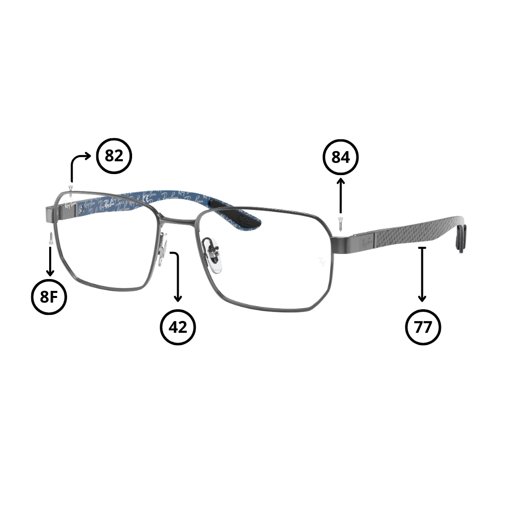 Pièces Rechange Ray-Ban 8419 Originaux