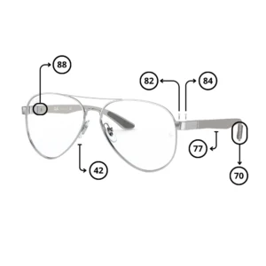 Pièces Rechange Ray-Ban 8420 Originaux