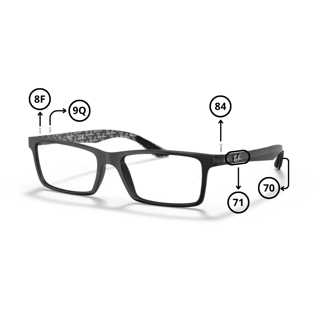 Pièces Rechange Ray-Ban 8901 Originaux