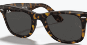 Verres originaux Ray-Ban RB2140 Wayfarer, couleur B1 · Gris foncé