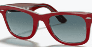Verres originaux Ray-Ban RB2140 Wayfarer, couleur 3M · Bleu dégradé