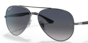 Verres originaux Ray-Ban RB3675 Aviator, couleur 78 · Bleu degraded gris polarisé