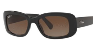 Verres originaux Ray-Ban RB4122, couleur T5 · Marron dégradé polarisé · plastique