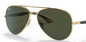 Verres originaux Ray-Ban RB3675 Aviator, couleur 31 · Vert