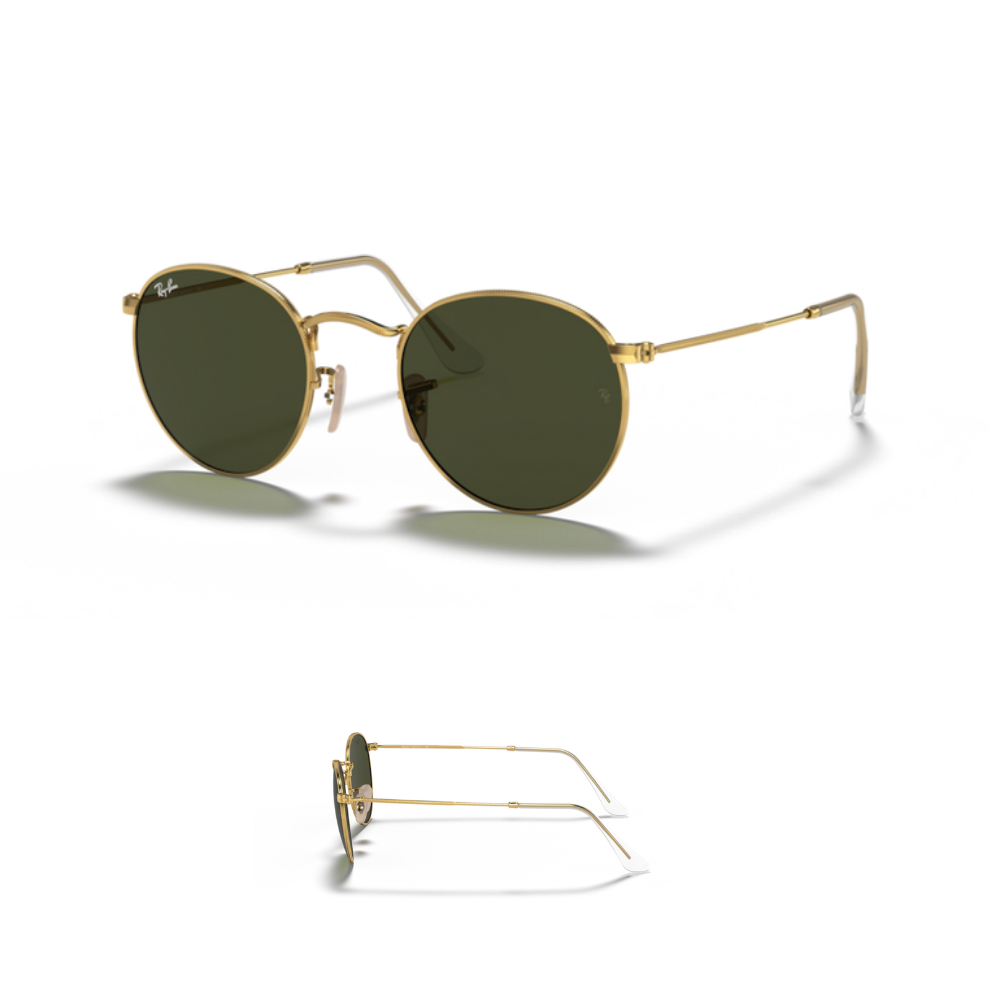 Branches-Ray-Ban 3447 Round Metal Originaux
