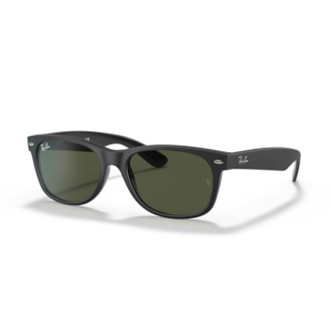 Ray-Ban 2132 NEW WAYFARER, couleur 622/58 rubber noir