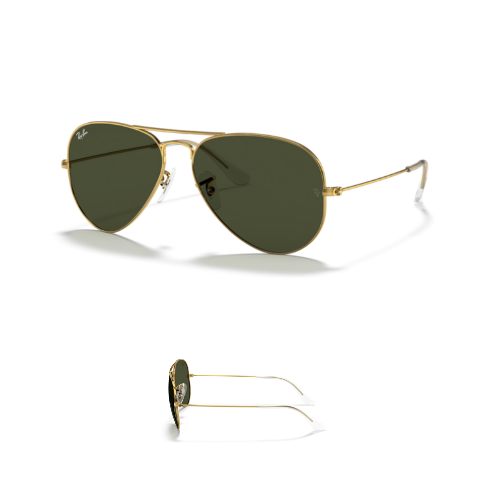 Branches-Ray-Ban 3025 AVIATEUR Originaux
