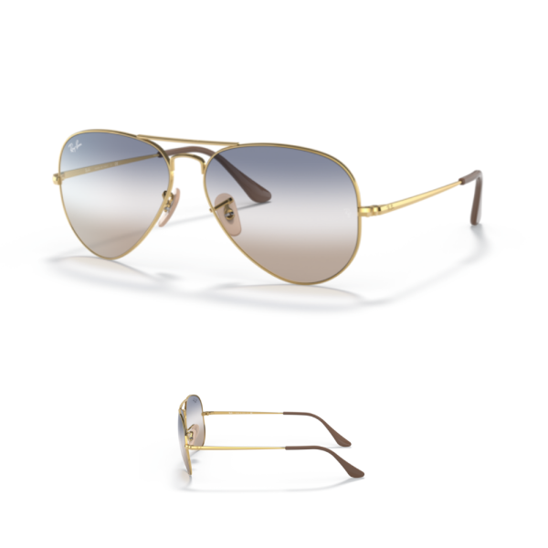 Branches Ray-Ban RB3689 AVIATOR METAL II Originales