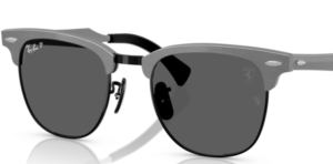 Verres originaux Ray-Ban RB3807M, couleur K8 · Polarisé gris foncé