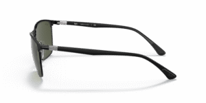 Branches originales Ray-Ban RB3686, couleur 186 · Noir/noir mat