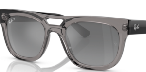 Verres originaux Ray-Ban RB4426, couleur 82 · Argent polarisé(semi-miroir) · plastique