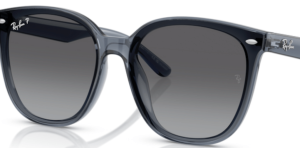 Verres originaux Ray-Ban RB4423D, couleur T3 · Gris dégradé polarisé · plastique