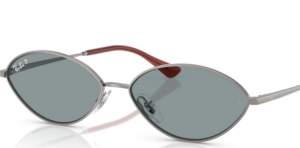 Verres originaux Ray-Ban RB3757 Kai, couleur 2V · Bleu polarisé · plastique