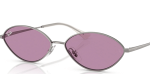 Verres originaux Ray-Ban RB3757 Kai, couleur 69 · Violet foncé · plastique