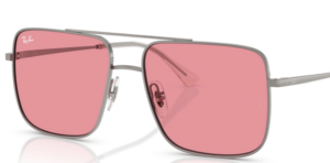 Verres originaux Ray-Ban RB3758 Ari, couleur 84 · Rose · plastique