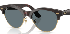 Verres originaux Ray-Ban RB2341 Clubmaster Way, couleur 3R · Bleu foncé polarisé