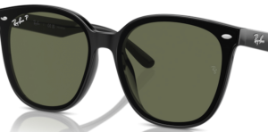 Verres originaux Ray-Ban RB4423D, couleur 9A · Vert polarisé · plastique