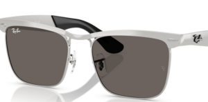 Verres originaux Ray-Ban RB3875 Wayfarer Deluxe, couleur B1 · Gris foncé