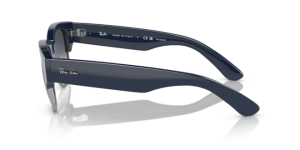 Branches originales Ray-Ban RB0316S Mega Clubmaster, couleur 136678 · Bleu sur argent