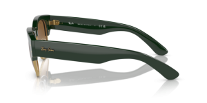 Branches originales Ray-Ban RB0316S Mega Clubmaster, couleur 136851 · Vert sur or