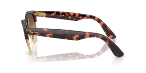 Branches originales Ray-Ban RB2341 Clubmaster Way, couleur 1432 · Rose écaille sur or
