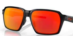 Verres originaux Oakley OO4143 Parlay, couleur Prizm | Ruby
