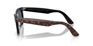 Branches originales Ray-Ban RB2240 Wayfarer, couleur 1441 · Havane sur noir