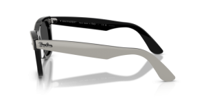 Branches originales Ray-Ban RB2240 Wayfarer, couleur 1442 · Gris sur noir