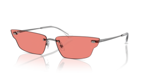 Verres originaux Ray-Ban RB3731 Anh, couleur 84 · Rose · plastique