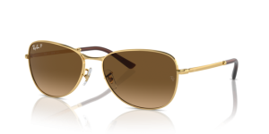 Verres originaux Ray-Ban RB3733, couleur M2 · Marron dégradé polarisé