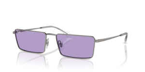 Verres originaux Ray-Ban RB3741 Emy, couleur 1A · Violet · plastique