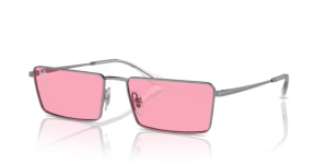 Verres originaux Ray-Ban RB3741 Emy, couleur 84 · Rose · plastique