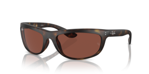 Verres originaux Ray-Ban RB4089 Balorama, couleur C5 · Rouge