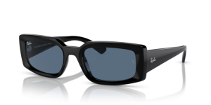 Verres originaux Ray-Ban RB4395 Kiliane, couleur 80 · Bleu foncé · plastique