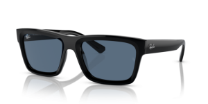 Verres originaux Ray-Ban RB4396 Warren, couleur 80 · Bleu foncé · plastique