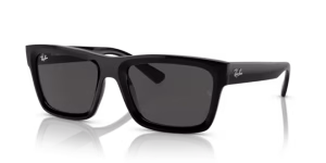 Verres originaux Ray-Ban RB4396 Warren, couleur 87 · Gris · plastique