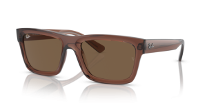 Verres originaux Ray-Ban RB4396 Warren, couleur 73 · Marron · plastique