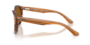 Branches originales Ray-Ban RB0505S, couleur 6791 · Rayé havane