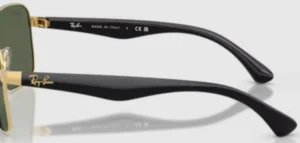 Branches originales Ray-Ban RB3516, couleur 001/13 · Arista or