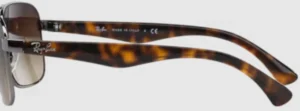 Branches originales Ray-Ban RB3516, couleur 004/13 · Gunmetal