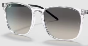 Verres originaux Ray-Ban RB4387, couleur 11 · Gris dégradé · plastique