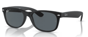 Ray-Ban 2132 NEW WAYFARER, couleur 622/R5 · Rubber noir
