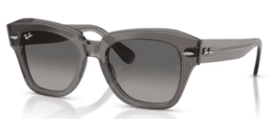 Ray-Ban RB2186 STATE STREET, couleur 136971 · Transparent gris