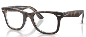 Ray-Ban RX4340V WAYFARER EASE, couleur 8401 · Havane foncé sur multicolour