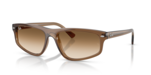 Ray-Ban 2225, couleur 664051 · Transparent marron clair