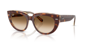 Ray-Ban 2286 DOREEN, couleur 141451 · Havane clair sur transparent multicolour