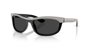 Ray-Ban 2489 BALORAMA, couleur 144248 · Gris sur noir