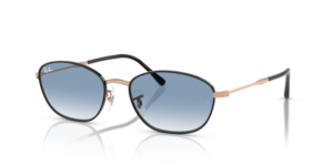 Ray-Ban 3749, couleur 92723F · Noir sur rose or