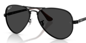 Verres originaux LENSESRB9707S Aviator Max, couleur 48 · Noir polarisé