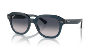 Ray-Ban 4398 ERIK, couleur 667678 · Opal bleu foncé